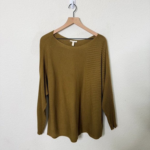 Eileen Fisher Green Tencel Organic Cotton Silk Pullover Sweater Women’s Size 2X - Picture 2 of 6